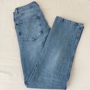 Zara High Waisted Stove Pipe Jeans